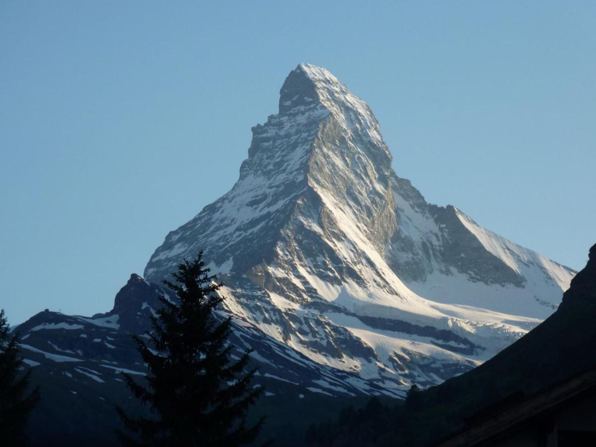 Sunnaeplaetzli- Aprt. 4P Matterhorn View/Wifi Apartment Zermatt Bagian luar foto
